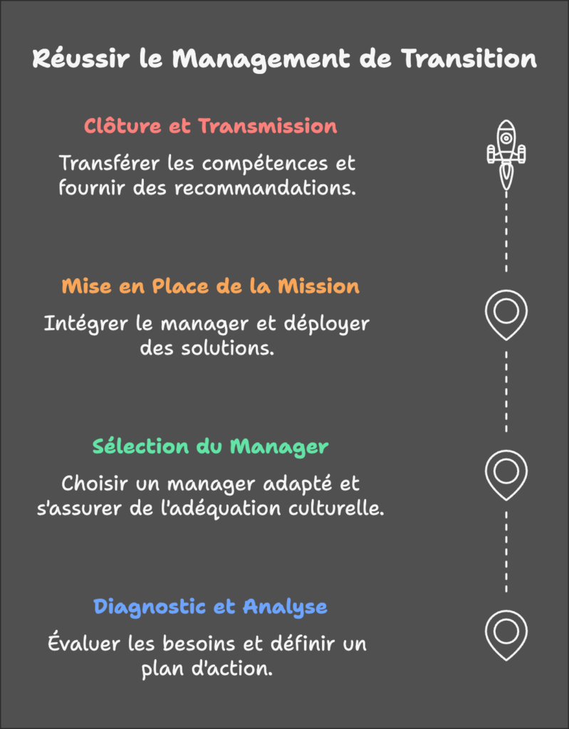 Comment fonctionne le management de transition